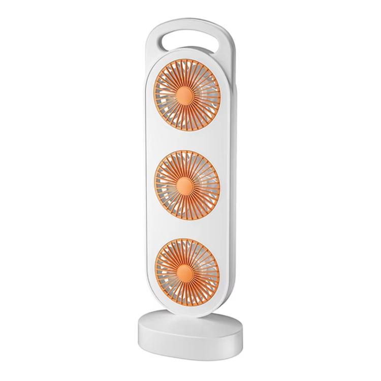Simple Triple Turbine Design Fan Large Wind Desktop USB Charging Portable Home Outdoor Dormitory Fan Simple Triple Turbine Design Fan Large Wind Desktop USB Charging Portable Home Outdoor Dormitory Fan